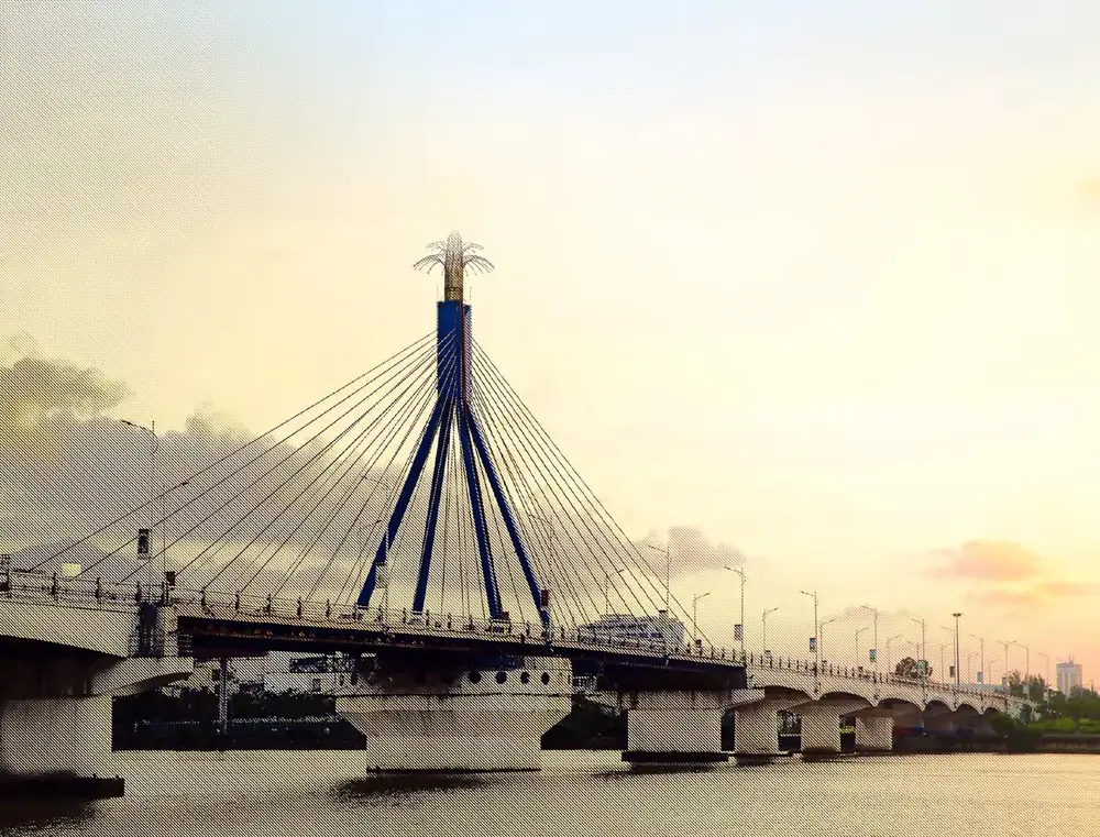 Cầu sông Hàn – cây cầu quay đầu tiên của Việt Nam, nguồn cảm hứng thiết kế Capital Square (ảnh thực tế)