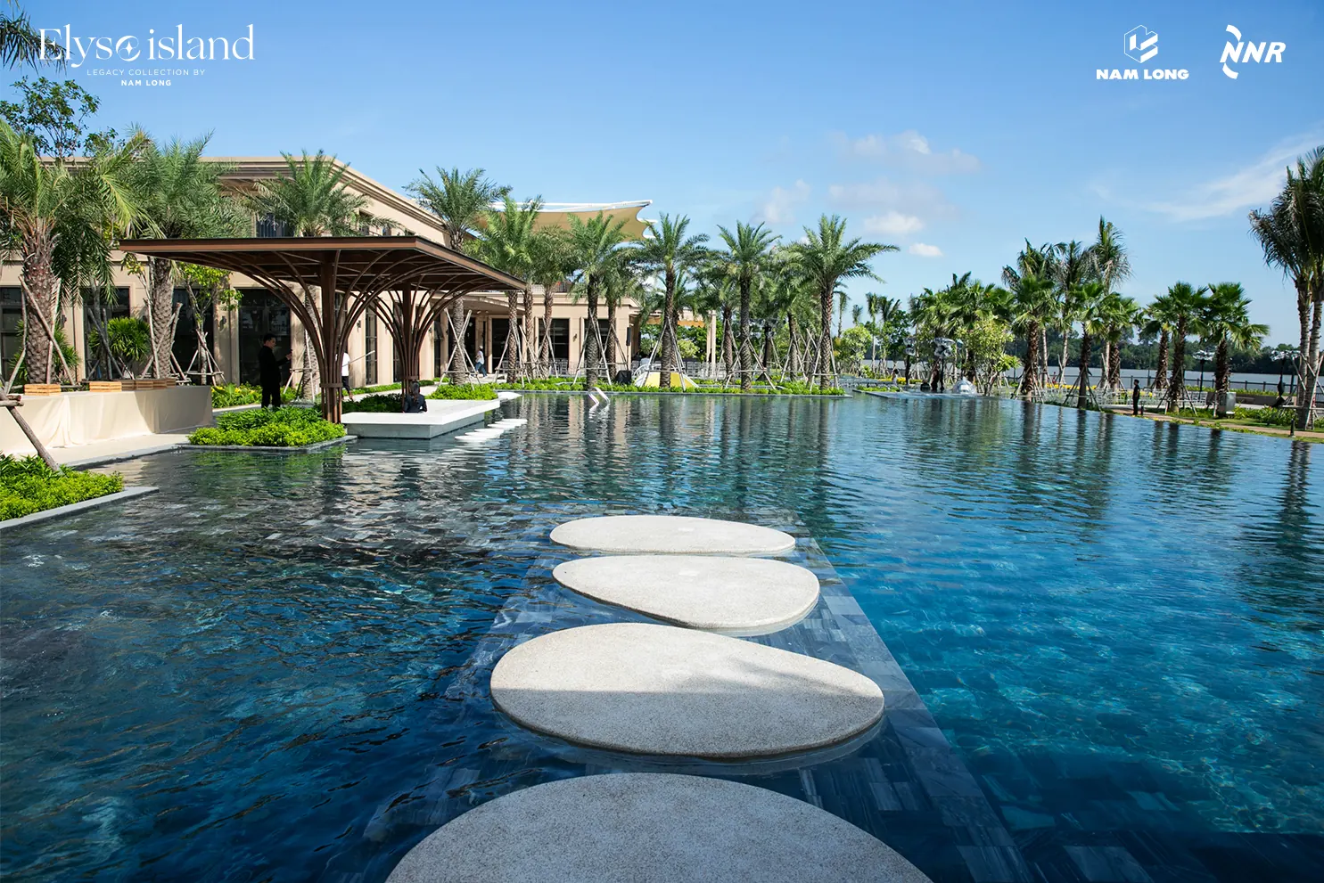 Hình ảnh hồ bơi Elyse Island với cảnh quan nhiệt đới