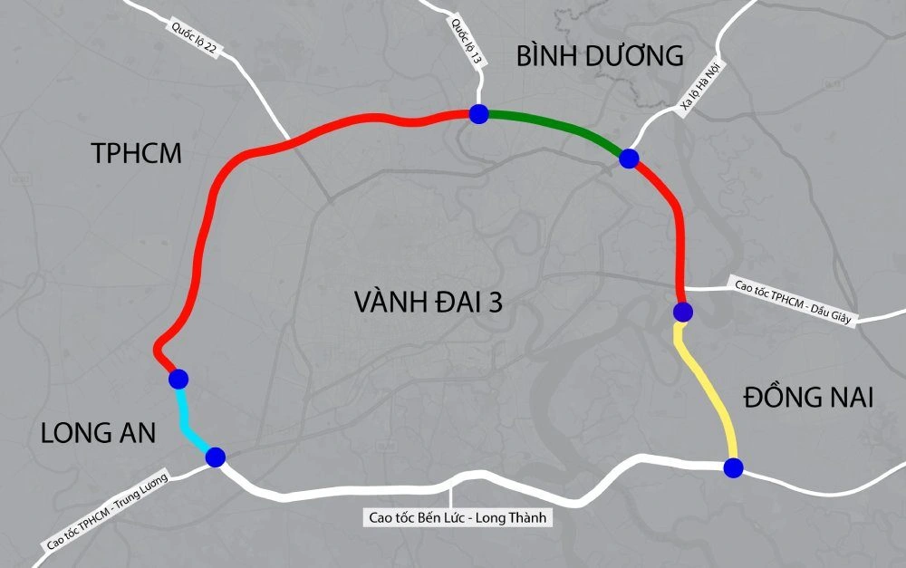 Vành đai 3 TP.HCM hoàn thiện