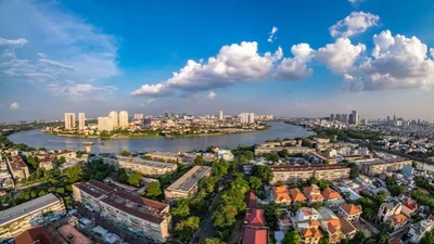 Khu Thảo Điền ven sông Sài Gòn