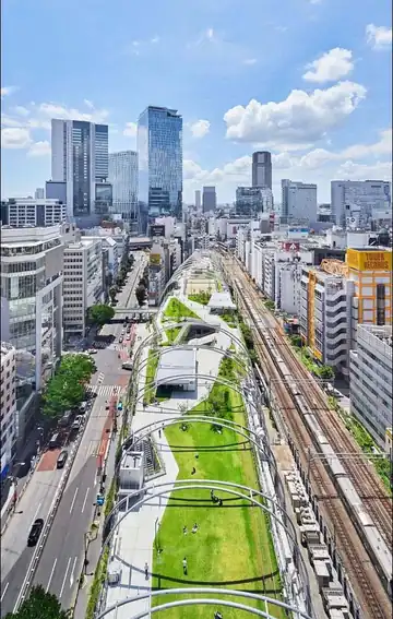 TOD 4.0 – thêm không gian xanh, ví dụ Tokyo