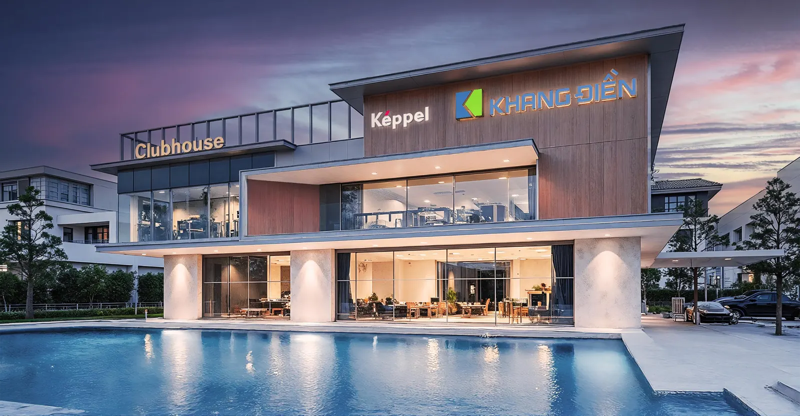 Phối cảnh dự kiến Clubhouse GLADIA BY THE WATER