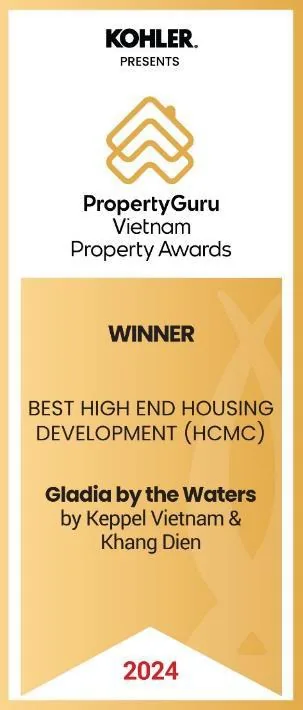 Giải Best High End Housing Development HCMC 2024 của GLADIA