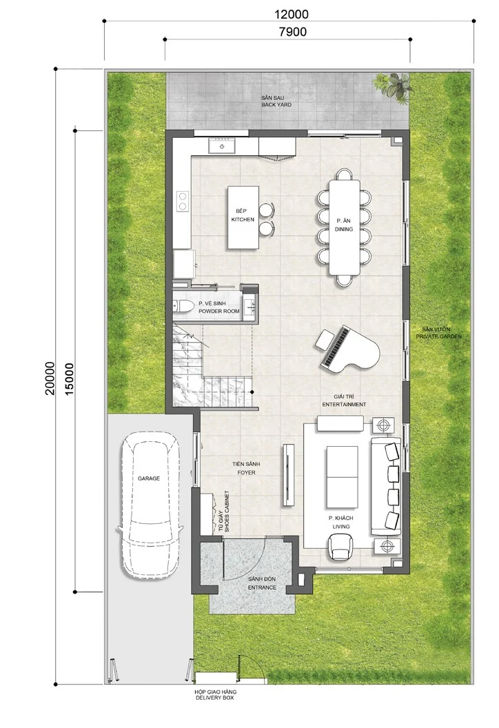Tầng 1 - Garden Villas · DL9 GLADIA BY THE WATER