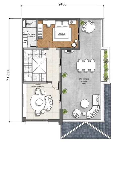 Tầng 2 - Riverside Villas · TL2 GLADIA BY THE WATER