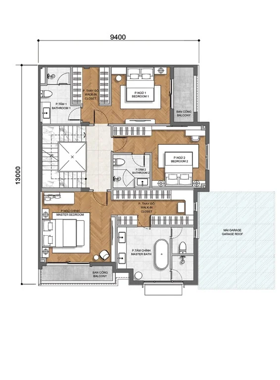 Tầng 3 - Riverside Villas · TL2 GLADIA BY THE WATER