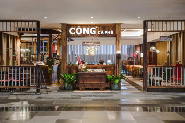 Quán Cộng Cà Phê tại Hoiana Residences, cà phê địa phương nổi tiếng ngay sảnh tòa nhà