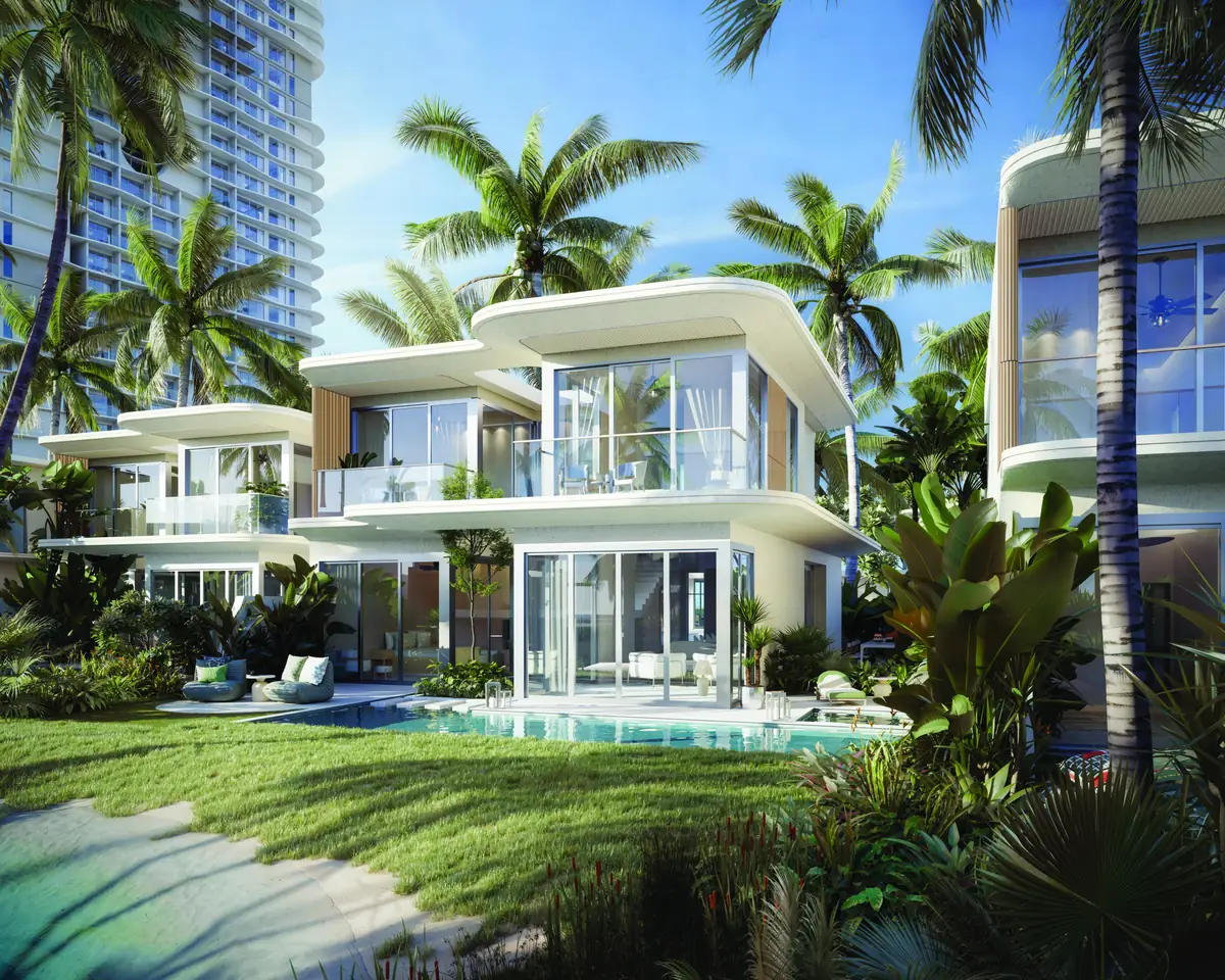 Phối cảnh villa có hồ bơi riêng giữa vườn nhiệt đới tại Maia Resort Ho Tram (ảnh minh họa)