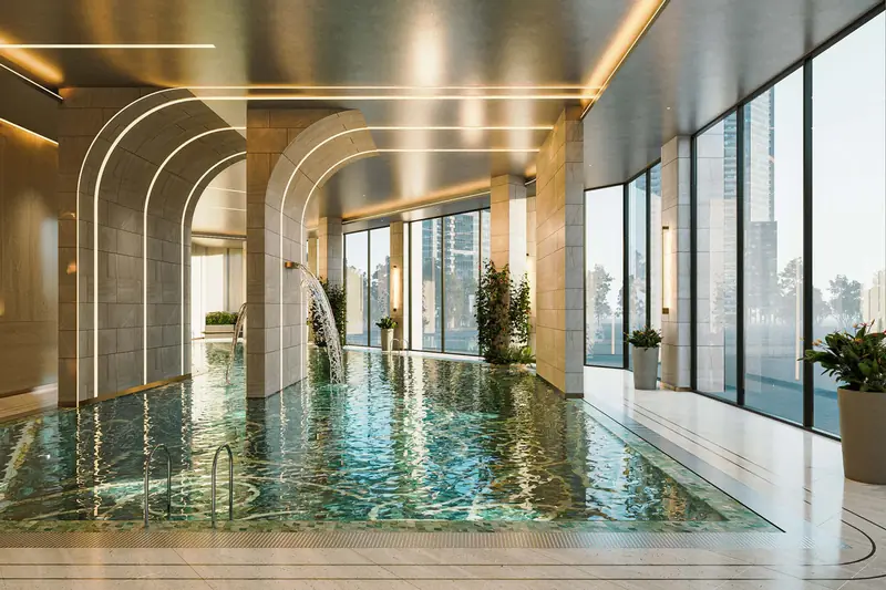 Hồ bơi tầng 2 Nam Mekong Grand Plaza