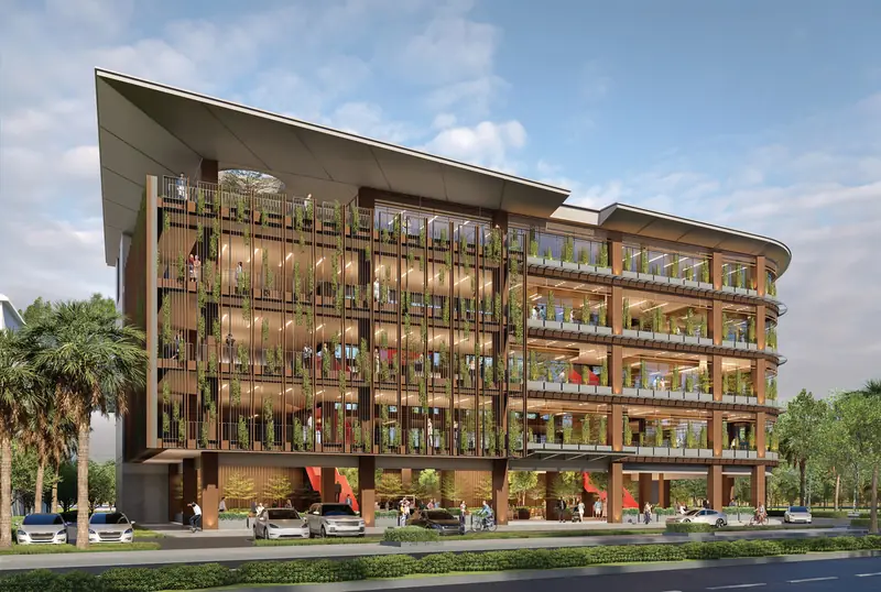 Tổ hợp phong cách sống thương mại – dịch vụ tại cổng chính Salacia Villas (ảnh minh họa)