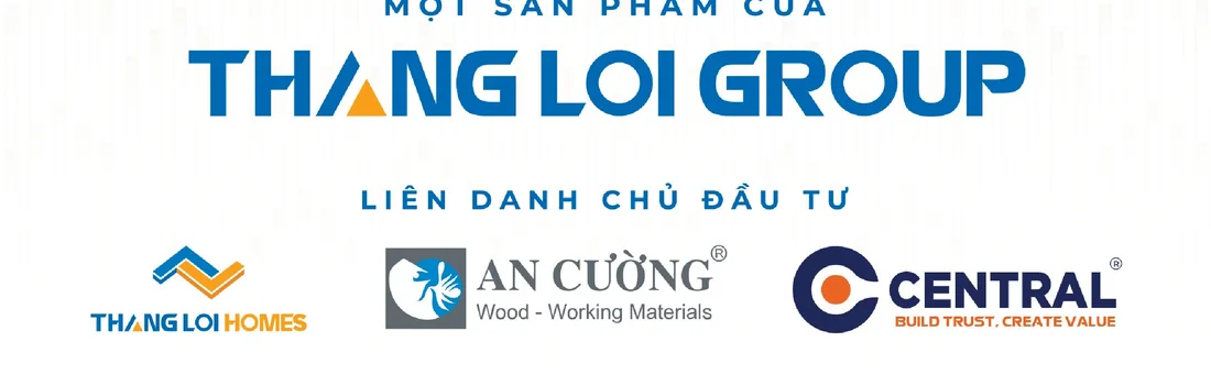Logo Thắng Lợi Group và liên danh chủ đầu tư Thắng Lợi Homes, An Cường, Central