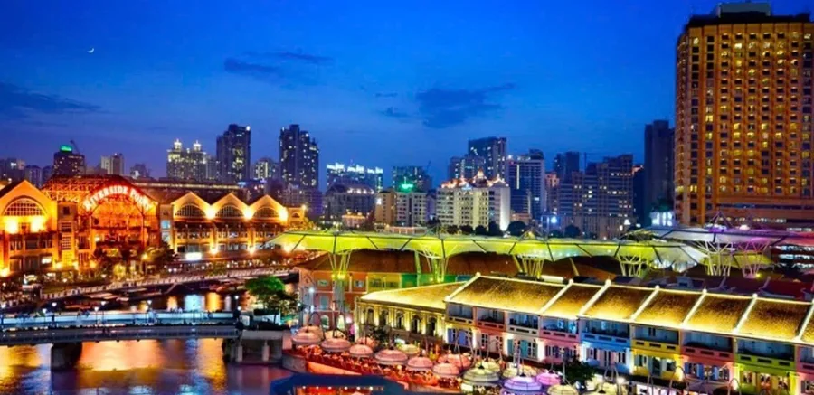 Tổ hợp vui chơi – mua sắm – giải trí 24/7 theo mô hình Clarke Quay Singapore (ảnh tham khảo)