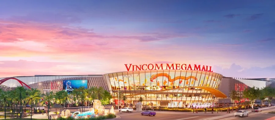 Trung tâm thương mại Vincom Mega Mall tại Vinhomes Green Paradise Cần Giờ